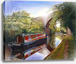 Постер Пэрриш Кевин (совр) Kate Boat on the Grand Union Canal, 2001 Постер Пэрриш Кевин (совр) Kate Boat on the Grand Union Canal, 2001