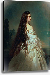 Постер Винтерхальтер Франсуа Elizabeth of Bavaria, wife of Emperor Franz Joseph I of Austria Постер Винтерхальтер Франсуа Elizabeth of Bavaria, wife of Emperor Franz Joseph I of Austria