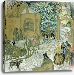 Постер Григорьев Борис Illustraton for 'Dubrovsky', by Alexander Pushkin, 1912 Постер Григорьев Борис Illustraton for 'Dubrovsky', by Alexander Pushkin, 1912