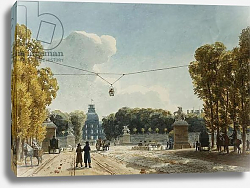 Постер Ваузель Джон A View of the Tuileries from the Champs-Elysees, Постер Ваузель Джон A View of the Tuileries from the Champs-Elysees,