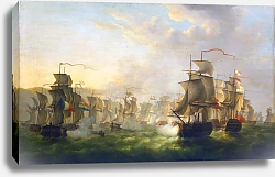 Постер Шуман Мартин The Dutch and English fleets meet on the way to Boulogne Постер Шуман Мартин The Dutch and English fleets meet on the way to Boulogne