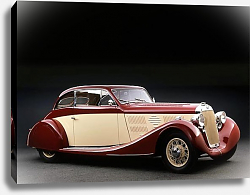 Постер Delage D8 105 Sport Aerodynamic Coupe by Letourneur & Marchand '1935 Постер Delage D8 105 Sport Aerodynamic Coupe by Letourneur & Marchand '1935