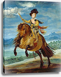 Постер Веласкес Диего (DiegoVelazquez) Prince Balthasar Carlos on horseback, c.1635-36 Постер Веласкес Диего (DiegoVelazquez) Prince Balthasar Carlos on horseback, c.1635-36