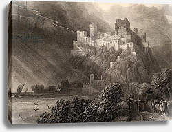 Постер Робертс Давид The ruins of Rheinfels, by W. Radclyffe, illustration from 'The Pilgrims of the Rhine' 1840 Постер Робертс Давид The ruins of Rheinfels, by W. Radclyffe, illustration from 'The Pilgrims of the Rhine' 1840