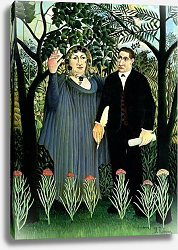 Постер Руссо Анри (Henri Rousseau) The Muse Inspiring the Poet, 1908-09 Постер Руссо Анри (Henri Rousseau) The Muse Inspiring the Poet, 1908-09