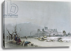 Постер Пайн Джеймс Windsor Castle: from the Thames, 19th century Постер Пайн Джеймс Windsor Castle: from the Thames, 19th century