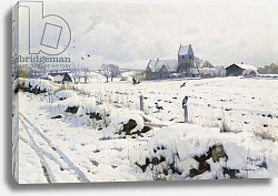 Постер Монстед Петер A Winter Landscape, Holmstrup, 1927 Постер Монстед Петер A Winter Landscape, Holmstrup, 1927