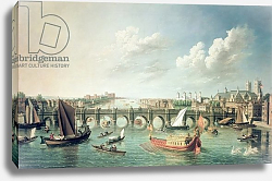Постер Джеймс Уильям The Thames below Westminster Bridge Постер Джеймс Уильям The Thames below Westminster Bridge
