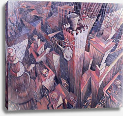 Постер Джонсон Уол (совр) Downtown Manhattan Hailstorm, 1995 Постер Джонсон Уол (совр) Downtown Manhattan Hailstorm, 1995