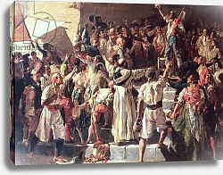 Постер Соролла Жакуин The Cry of the Palleter declaring was on Napoleon, 1884 Постер Соролла Жакуин The Cry of the Palleter declaring was on Napoleon, 1884