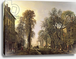Постер Дагнан Исидор Boulevard Poissonniere in 1834 Постер Дагнан Исидор Boulevard Poissonniere in 1834
