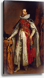 Постер Дик Энтони Portrait of Henry Danvers, 1st Earl of Danby, in robes of a Knight of the Garter, c.1630 Постер Дик Энтони Portrait of Henry Danvers, 1st Earl of Danby, in robes of a Knight of the Garter, c.1630