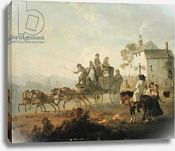Постер Ибертсон Юлиус A Stage Coach on a Country Road, 1792 Постер Ибертсон Юлиус A Stage Coach on a Country Road, 1792