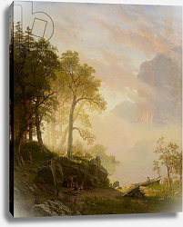 Постер Бирштад Альберт The Merced River in Yosemite, 1868 Постер Бирштад Альберт The Merced River in Yosemite, 1868