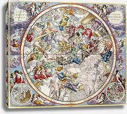 Постер Селлариус Адре (карты) Map of the Christian Constellations as depicted by Julius Schiller, from 'The Celestial Atlas, 1660 Постер Селлариус Адре (карты) Map of the Christian Constellations as depicted by Julius Schiller, from 'The Celestial Atlas, 1660
