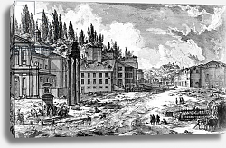 Постер Пиранези Джованни View of the Roman Forum, from the 'Views of Rome' series, 1758 2 Постер Пиранези Джованни View of the Roman Forum, from the 'Views of Rome' series, 1758 2
