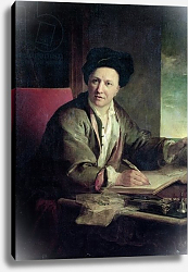 Постер Грёз Жан-Батист Portrait of Bernard le Bovier de Fontenelle Постер Грёз Жан-Батист Portrait of Bernard le Bovier de Fontenelle
