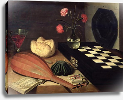 Постер Баугин Любин Still Life with Chess-board, 1630 Постер Баугин Любин Still Life with Chess-board, 1630