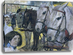 Постер Брейтнер Георг Horse tram on the Dam of Amsterdam, 1893 Постер Брейтнер Георг Horse tram on the Dam of Amsterdam, 1893