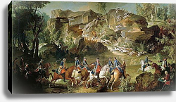 Постер Одри Жан-Батист Hunting in the Forest of Fontainebleau at Franchard Постер Одри Жан-Батист Hunting in the Forest of Fontainebleau at Franchard