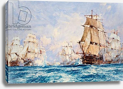 Постер Дикстон Чарльз The Blockade of Toulon, the Action off Bandol in 1810, 1918 Постер Дикстон Чарльз The Blockade of Toulon, the Action off Bandol in 1810, 1918