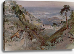 Постер Симпсон Вильям The Plains, Landour Church, Mussoorie, 1884 Постер Симпсон Вильям The Plains, Landour Church, Mussoorie, 1884
