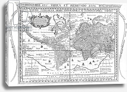 Постер Школа: Голландская 17в Nova Totius Terrarum Orbis Geographica Ac Hydrographica Tabula, 1642 Постер Школа: Голландская 17в Nova Totius Terrarum Orbis Geographica Ac Hydrographica Tabula, 1642