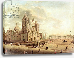 Постер Гуальди Педро The Catedral Metropolitana and the Palacio Nacional Постер Гуальди Педро The Catedral Metropolitana and the Palacio Nacional