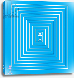 Постер ЗисИзНотМи (совр) Male Maze Icon, 2006 Постер ЗисИзНотМи (совр) Male Maze Icon, 2006