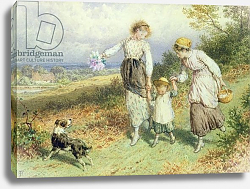 Постер Фостер Майлз Биркет Returning from the Village, 19th century Постер Фостер Майлз Биркет Returning from the Village, 19th century