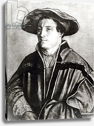 Постер Холбейн Ханс, Младший Portrait of a man with a red hat, c.1530 Постер Холбейн Ханс, Младший Portrait of a man with a red hat, c.1530