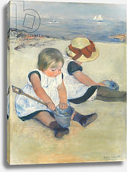Постер Кассат Мэри (Cassatt Mary) Children Playing on the Beach, 1884 Постер Кассат Мэри (Cassatt Mary) Children Playing on the Beach, 1884