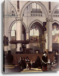 Постер Витте Эмануэль The Interior of Oude Kerk, Amsterdam, c.1660 Постер Витте Эмануэль The Interior of Oude Kerk, Amsterdam, c.1660