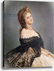 Постер Школа: Итальянская 19в Portrait of Virginia Oldoini Countess of Castiglione Постер Школа: Итальянская 19в Portrait of Virginia Oldoini Countess of Castiglione