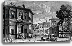 Постер Вази Джузеппе View of the Casino della Vigna and the Villa Giulia beyond, c.1761 Постер Вази Джузеппе View of the Casino della Vigna and the Villa Giulia beyond, c.1761