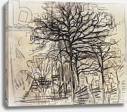 Постер Мондриан Пит Study of trees, by Piet Mondrian, charcoal and white lead drawing. Netherlands, 20th century. Постер Мондриан Пит Study of trees, by Piet Mondrian, charcoal and white lead drawing. Netherlands, 20th century.