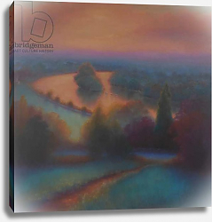 Постер Кэмпбелл Ли (совр) Petersham Autumn, 2018; View from Richmond Hill, Постер Кэмпбелл Ли (совр) Petersham Autumn, 2018; View from Richmond Hill,