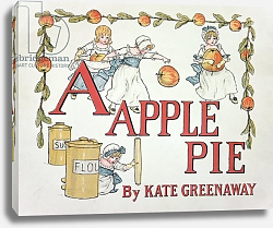 Постер Гриневей Кейт Illustration for the letter 'A' from 'Apple Pie Alphabet', published 1885 Постер Гриневей Кейт Illustration for the letter 'A' from 'Apple Pie Alphabet', published 1885