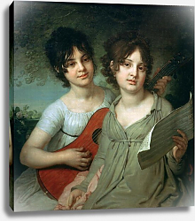 Постер Боровиковский Владимир Portrait of A. and V. Gagarin, 1802 Постер Боровиковский Владимир Portrait of A. and V. Gagarin, 1802