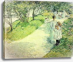 Постер Хассам Чильд Promenaders in the garden, 1898 Постер Хассам Чильд Promenaders in the garden, 1898