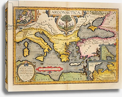 Постер Ортелиус Абрахам (карты) Map of the Voyage of the Argonauts, from the 'Theatrum Orbis Terrarum', 1603 Постер Ортелиус Абрахам (карты) Map of the Voyage of the Argonauts, from the 'Theatrum Orbis Terrarum', 1603