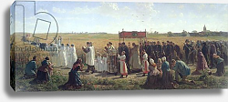 Постер Бретон Жюль The Blessing of the Wheat in the Artois, 1857 Постер Бретон Жюль The Blessing of the Wheat in the Artois, 1857