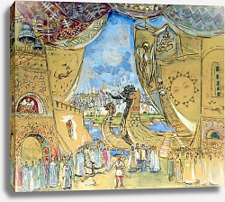 Постер Головин Александр Stage design for the opera 'Sadko' by N. Rimsky-Korsakov, 1901 Постер Головин Александр Stage design for the opera 'Sadko' by N. Rimsky-Korsakov, 1901