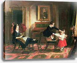 Постер Лесли Чарльз Children playing at coach and horses, 19th century Постер Лесли Чарльз Children playing at coach and horses, 19th century
