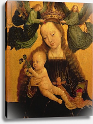 Постер Давид Герард Madonna and Child Crowned by Two Angels, c.1520 Постер Давид Герард Madonna and Child Crowned by Two Angels, c.1520