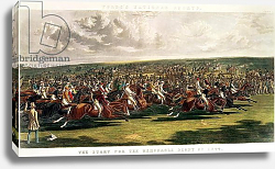Постер Херринг Джон The Start of the Memorable Derby of 1844, engraved by Charles Hunt Постер Херринг Джон The Start of the Memorable Derby of 1844, engraved by Charles Hunt