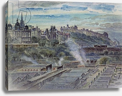 Постер Гендаль Джон Edinburgh from near St. Anthony's Chapel on the North-west Shoulder of Arthur's Seat, 19th century Постер Гендаль Джон Edinburgh from near St. Anthony's Chapel on the North-west Shoulder of Arthur's Seat, 19th century
