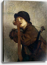 Постер Херберт Антуан The Little Violinist Sleeping, 1883 Постер Херберт Антуан The Little Violinist Sleeping, 1883
