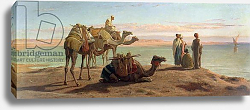 Постер Гудолл Фредерик Waiting for the Boat, Gulf of Suez, 1872 Постер Гудолл Фредерик Waiting for the Boat, Gulf of Suez, 1872