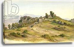 Постер Фабер Иохим The Serpentara at Olevano, 1824 Постер Фабер Иохим The Serpentara at Olevano, 1824